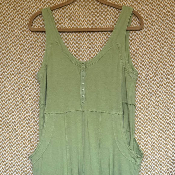 NEW Free People Dusk To Dawn Romper Winter Pear Green Size XS - Picture 2 of 4
